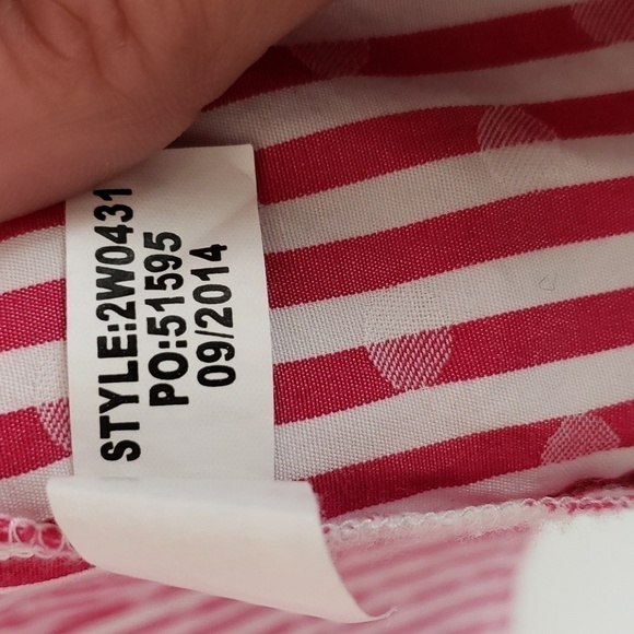 Vineyard Vines Womans Ruffle-Trim Striped Blouse Size 10 - Picture 12 of 12